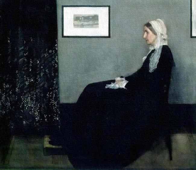 James Abbott Mcneill Whistler Arrangement in Grey and Black